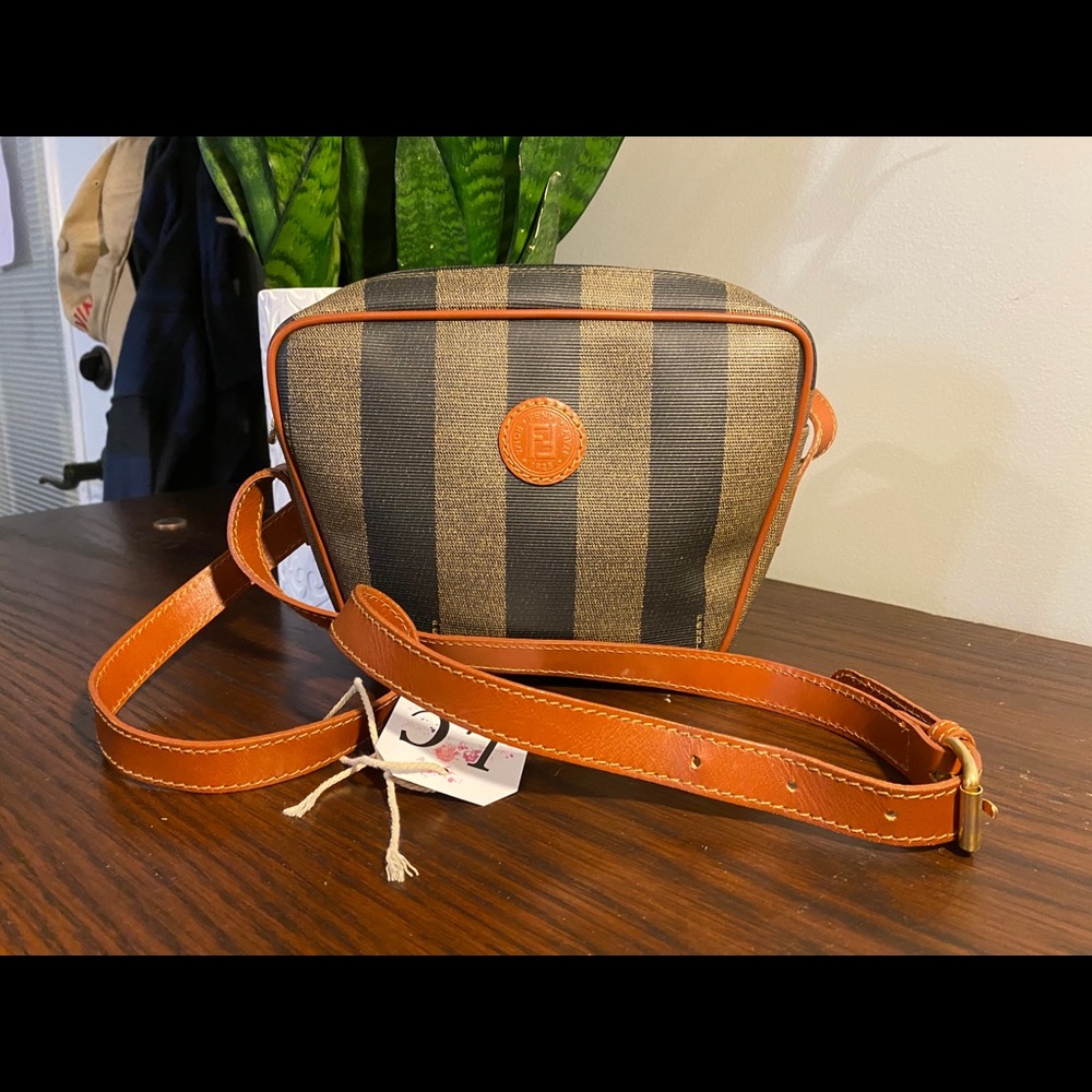 Fendi penguin stripe crossbody